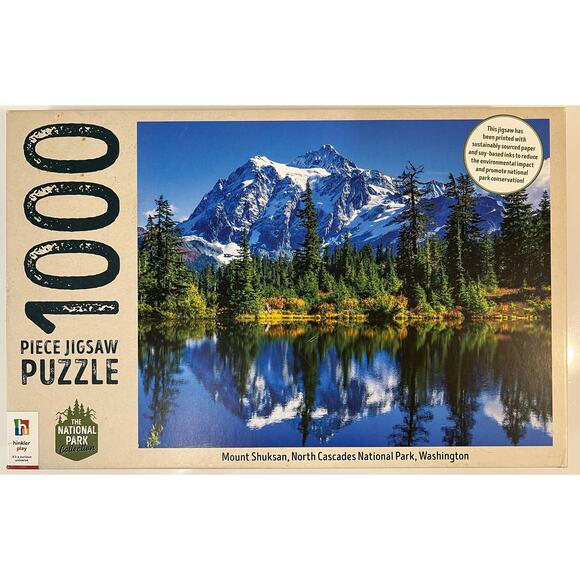 Hinkler National Park Collection Mount Shuksan North Cascades Puzzle 1000 PC NEW - Picture 1 of 9